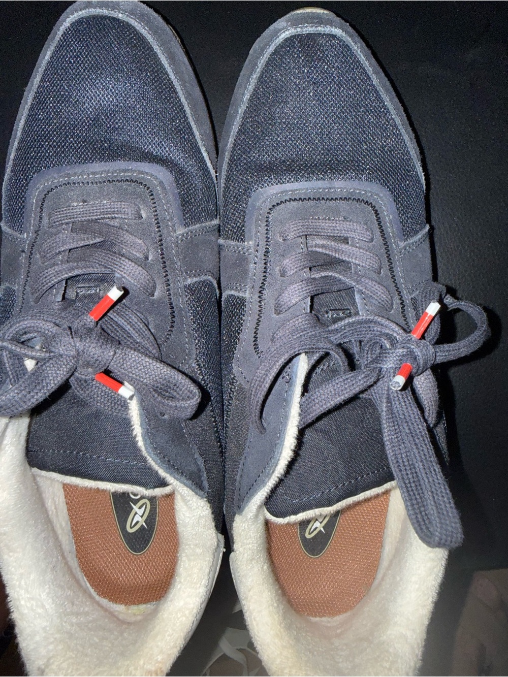 Orlebar Brown Oleta Navy and Red Men’s Sneakers